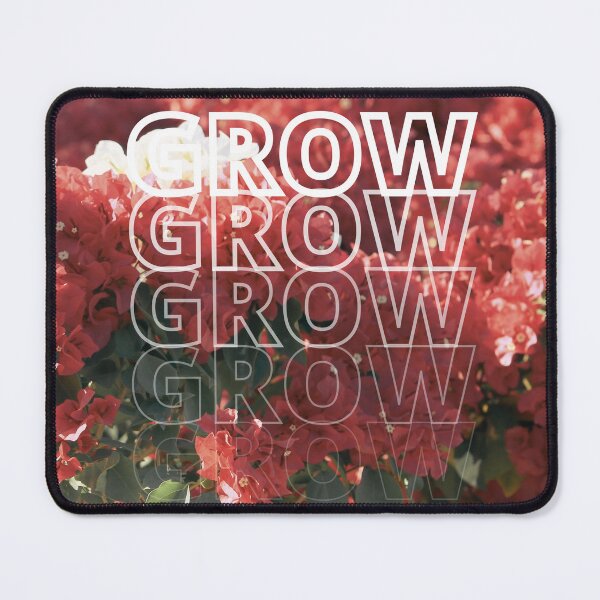 Item preview, GROW (above) - Vintage Red Flowers designed and sold by AliceSLee.