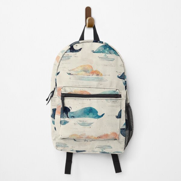 Item preview, Abstract whale ocean designed and sold by Esmiovel.