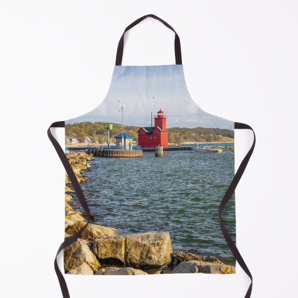 Item preview, Big red light house in Holland, Michigan designed and sold by snehit.