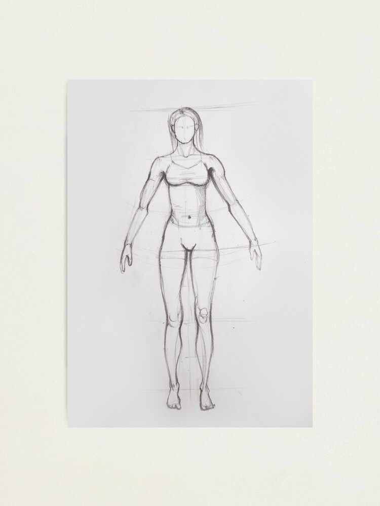 Premium Vector  Female body types anatomy front position