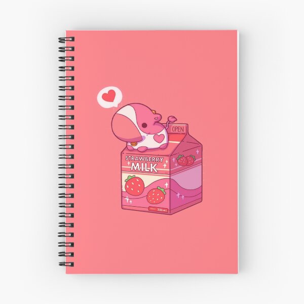 Item preview, Kawaii Strawberry Milk  designed and sold by Muhashii Mu.