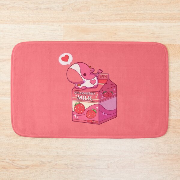 Item preview, Kawaii Strawberry Milk  designed and sold by Muhashii Mu.