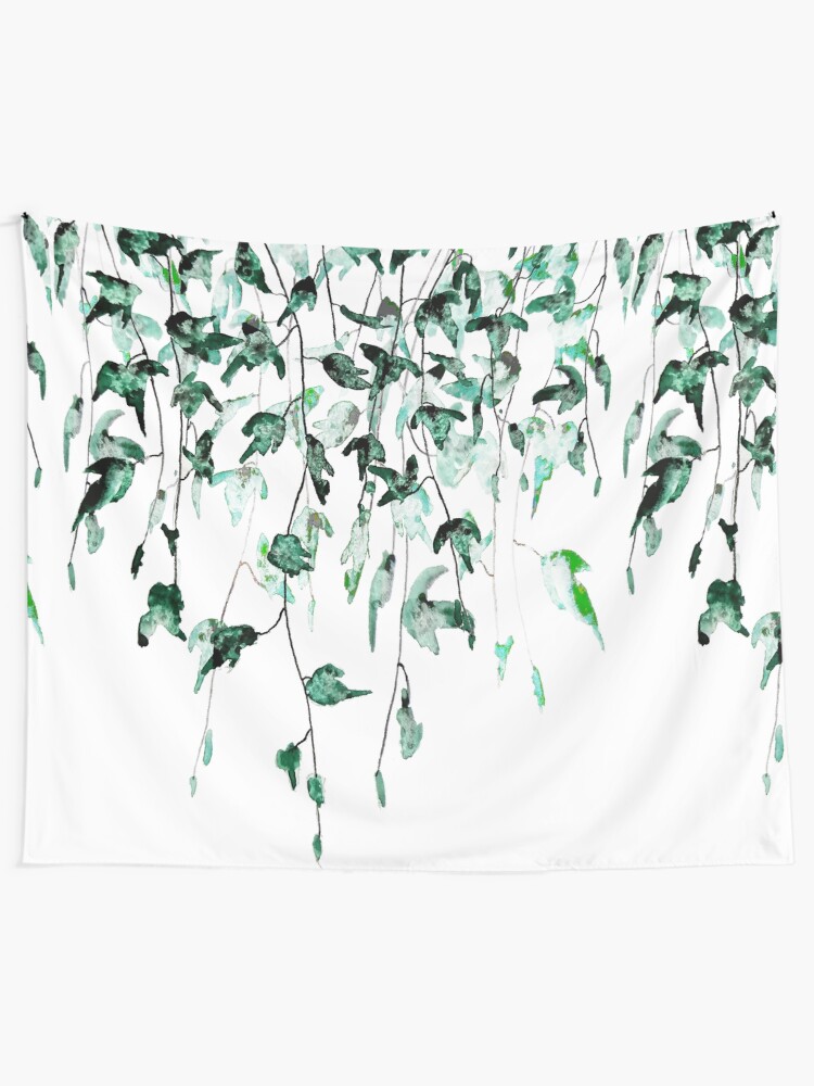 Alternate view of Ivy on the wall Tapestry