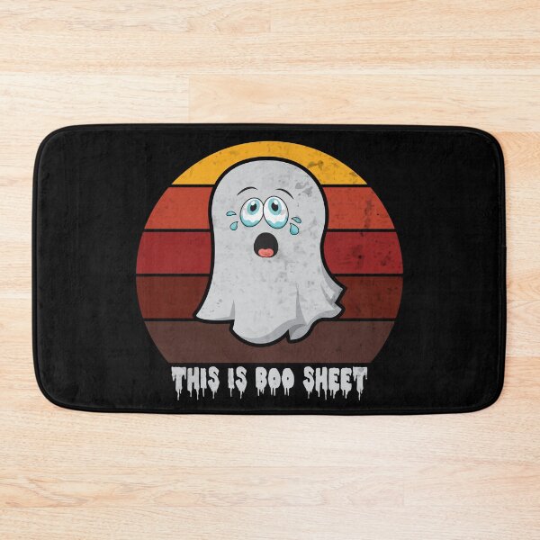 Item preview, This Is Boo Sheet Funny Halloween Grunge Vintage Design designed and sold by RaybenMedia.