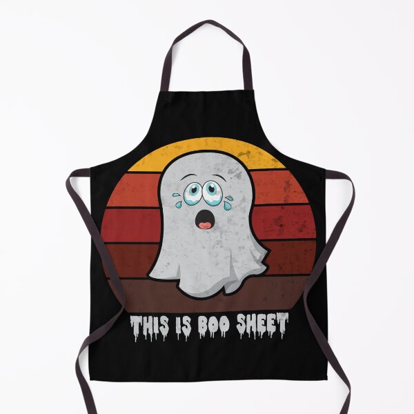 Item preview, This Is Boo Sheet Funny Halloween Grunge Vintage Design designed and sold by RaybenMedia.