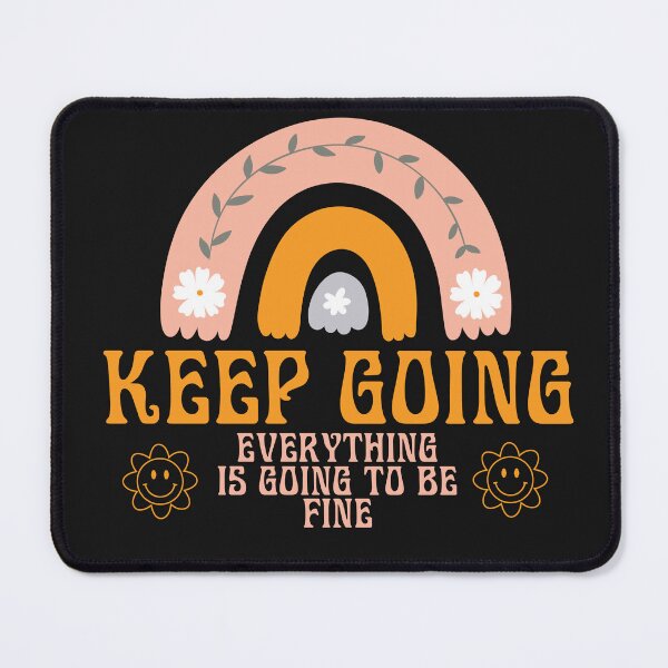 Item preview, "Keep Going" Groovy positivity design designed and sold by mankindvm.