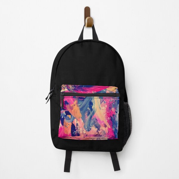Item preview, Colorful Abstract Painting, Pinks Orange and Gray designed and sold by Grey Robinson.