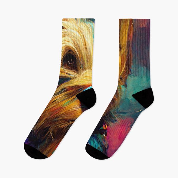 Item preview, Colorful Cool Silky Terrier designed and sold by shokA Design.