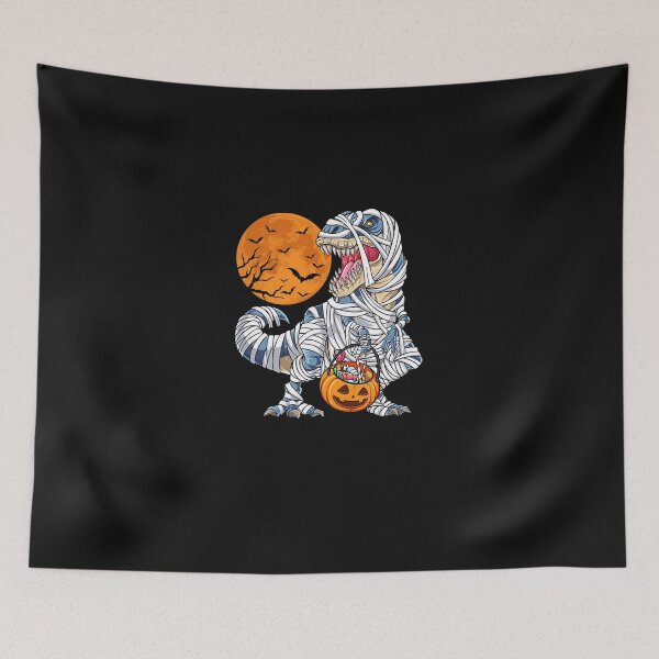 Item preview, Halloween Shirts for Boys Men Dinosaur T rex Mummy Pumpkin designed and sold by JESSIECAJUSTIN.