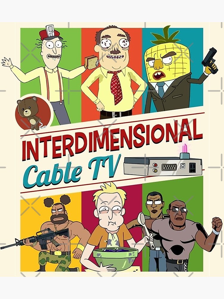 Disover Interdimensional Cable TV Premium Matte Vertical Poster