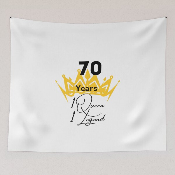 Item preview, 70 years , 1 Queen , 1 Legend designed and sold by maouriworld.