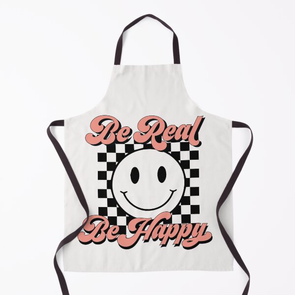 Item preview, Be Real Be Happy Groovy design with smile face designed and sold by mankindvm.