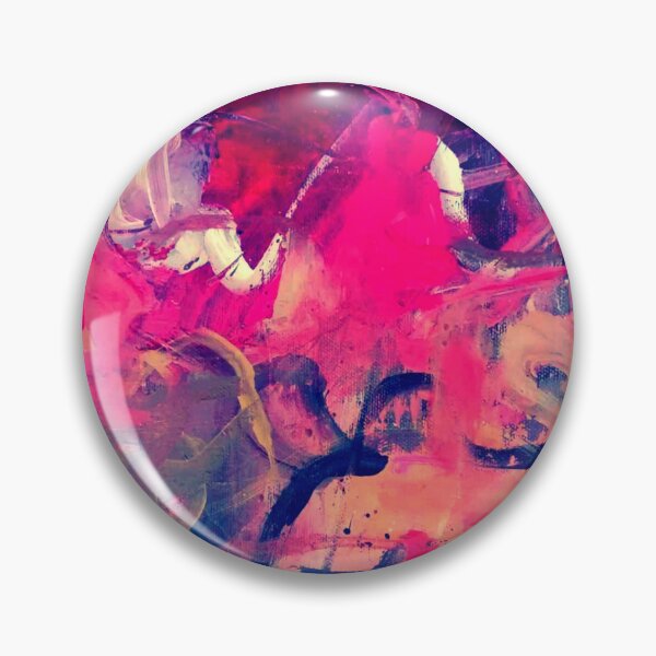 Item preview, Bright Colorful Abstract Painting, Pinks Purple  designed and sold by Grey Robinson.