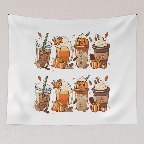 Item preview, Halloween & Fall Pumpkin Spice Coffee Latte Graphic Illustration For Cute Sweaters T-shirts & Accesories designed and sold by daybreakagain.
