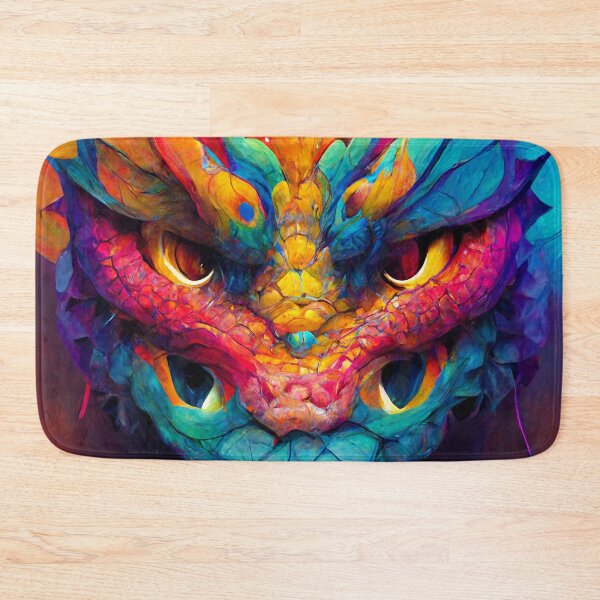 Item preview, Colorful Dragon Face designed and sold by shokA Design.