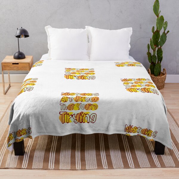 Item preview, Mistakes are proof that you're trying designed and sold by Shahd Design.
