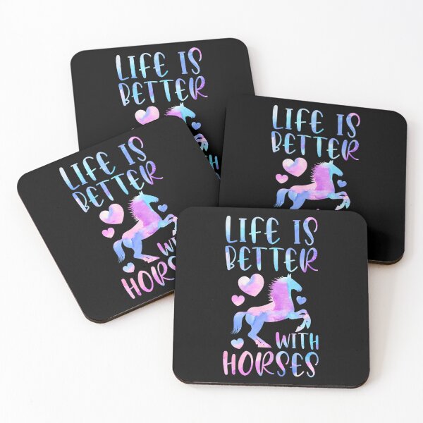Item preview, Life Is Better With Horses Cute Horse Lover designed and sold by Kevins16.
