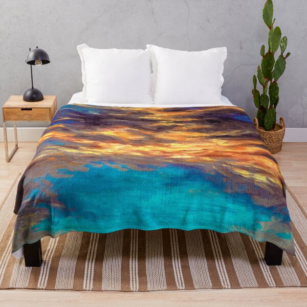 Item preview, Shocking and colorful sunrise / oil painting designed and sold by LauraJacome.