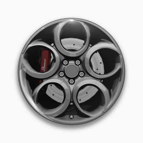 Item preview, Italian Sports Car Wheel Design with Red Caliper designed and sold by ApexFibers.