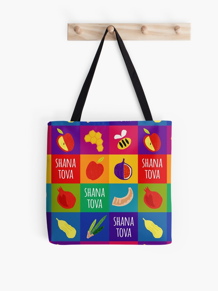 Rosh Hananah Pop Art Oblong | Tote Bag