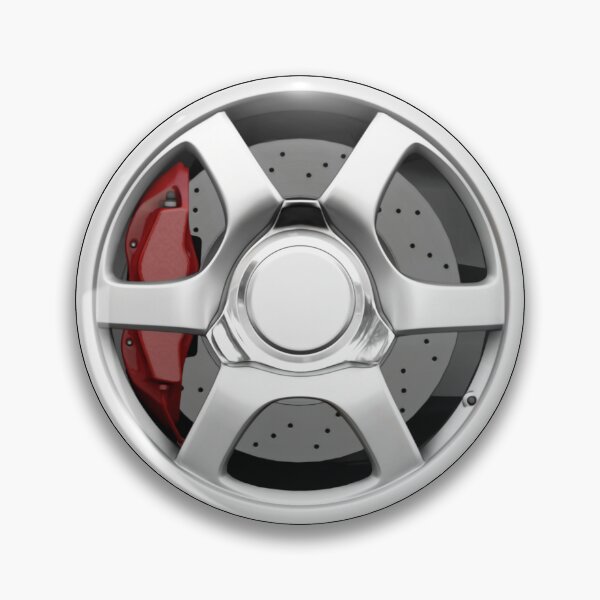 Item preview, American Super Car Wheel Design with Red Caliper designed and sold by ApexFibers.