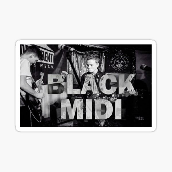 "Black midi" Sticker for Sale by DrianJayaArts Redbubble