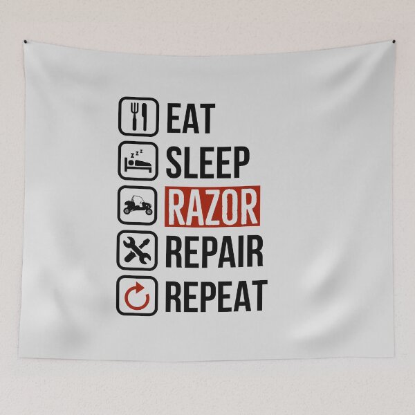 Item preview, Eat Sleep Off Road Razor Repair Repeat designed and sold by FP-POD.