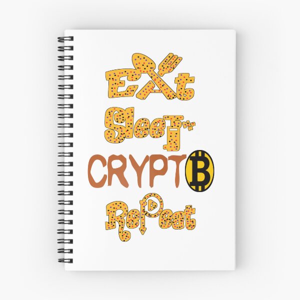 Item preview, Eat sleep crypto repeat,  designed and sold by Chakilogy.