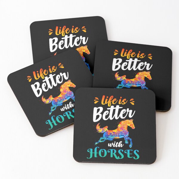 Item preview, Life Is Better With Horses Horse Riding Lover designed and sold by Kevins16.