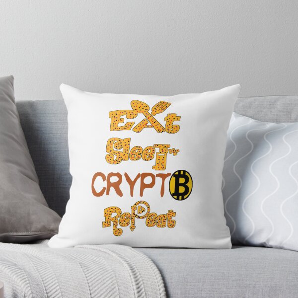 Item preview, Eat sleep crypto repeat,  designed and sold by Chakilogy.