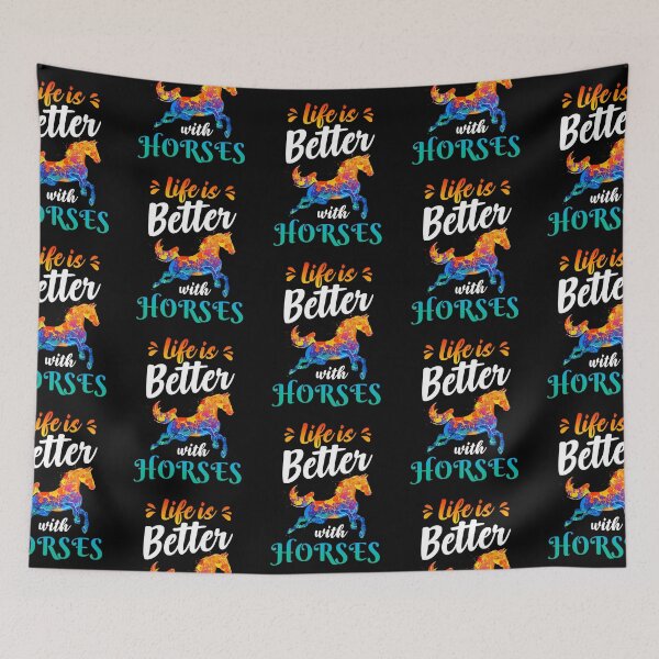 Item preview, Life Is Better With Horses Horse Riding Lover designed and sold by Kevins16.