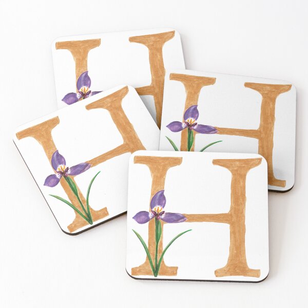 Item preview, Floral Letter H designed and sold by ninalatorre.