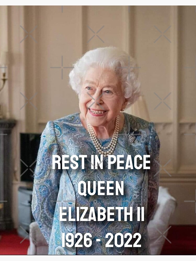"Rest in peace queen elizabeth " Sticker for Sale by vintageLam Redbubble