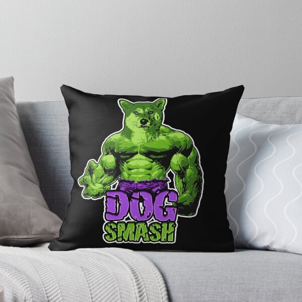 Item preview, DOG SMASH ! - Funny Shiba Inu Superhero designed and sold by BrainlabStudios.