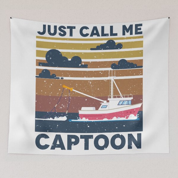 Item preview, Just Call Me Captoon - Funny Job, Captoon Gift Idea For Lovers of Boating Design designed and sold by ALITOPRINCE.