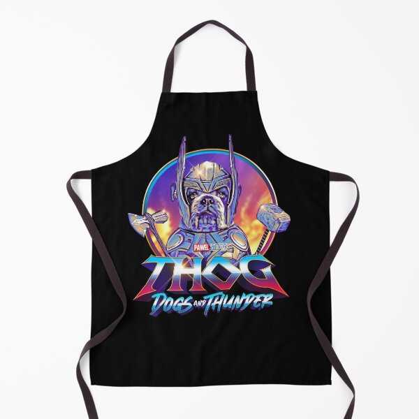 Item preview, THOG - Dogs and Thunder - Funny English Bulldog Superhero designed and sold by BrainlabStudios.