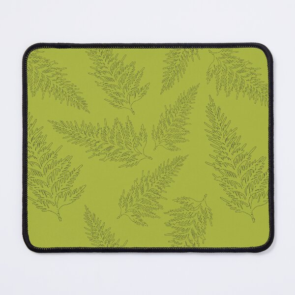 Item preview, Illustrated scattering of cedar needle branches acid green designed and sold by AngelDawnDesign.