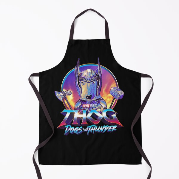 Item preview, THOG - Dogs and Thunder - Funny Bull Terrier Superhero designed and sold by BrainlabStudios.