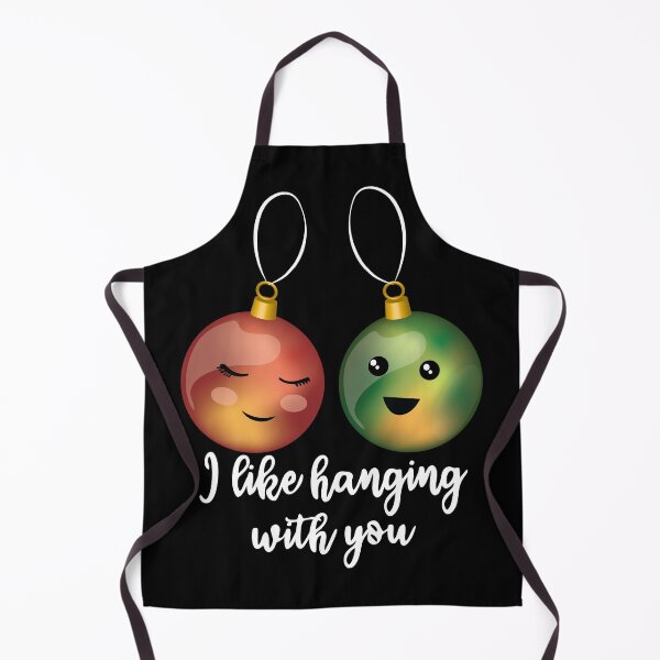 Item preview, I Like Hanging With You - Funny Cute Christmas Puns designed and sold by TheInkElephant.
