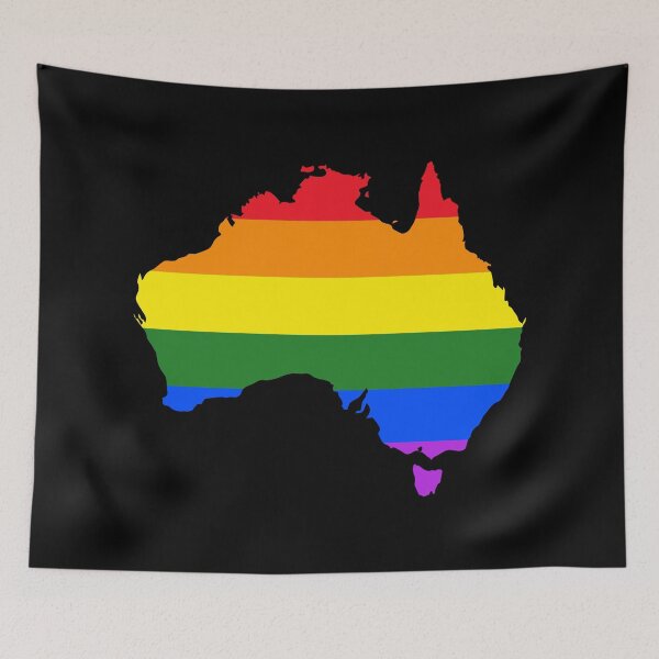 Item preview, Australia Equality Rainbow designed and sold by SpaceAlienTees.