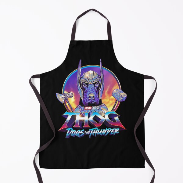 Item preview, THOG - Dogs and Thunder - Funny Doberman Superhero designed and sold by BrainlabStudios.