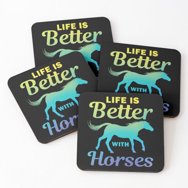 Item preview, Life Is Better With Horses Riding Horse Equestrian designed and sold by Kevins16.