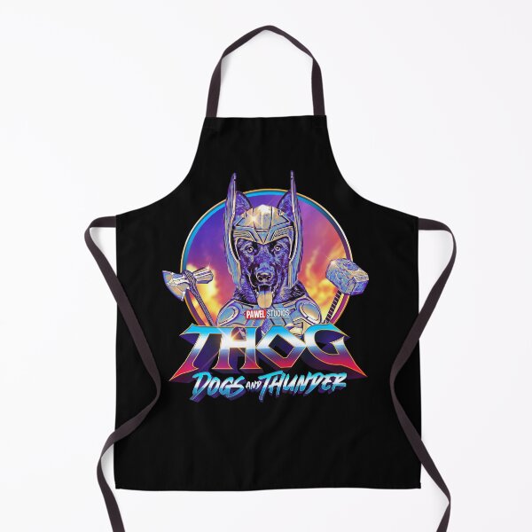 Item preview, THOG - Dogs and Thunder - Funny German Shepherd Superhero designed and sold by BrainlabStudios.