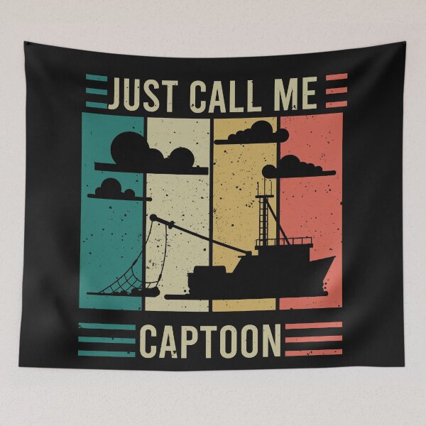 Item preview, Just Call Me Captoon - Funny Job, Captoon Gift Idea For Lovers of Boating Design designed and sold by ALITOPRINCE.