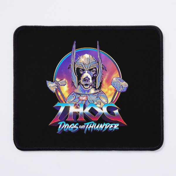 Item preview, THOG - Dogs and Thunder - Funny Australian Shepherd Superhero designed and sold by BrainlabStudios.