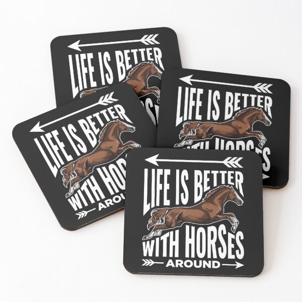 Item preview, Life Is Better With Horses Riding Horse Equestrian Lover designed and sold by Kevins16.