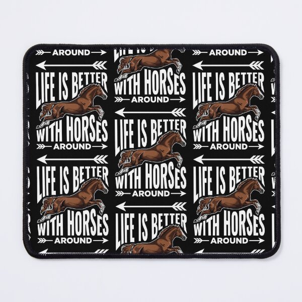 Item preview, Life Is Better With Horses Riding Horse Equestrian Lover designed and sold by Kevins16.