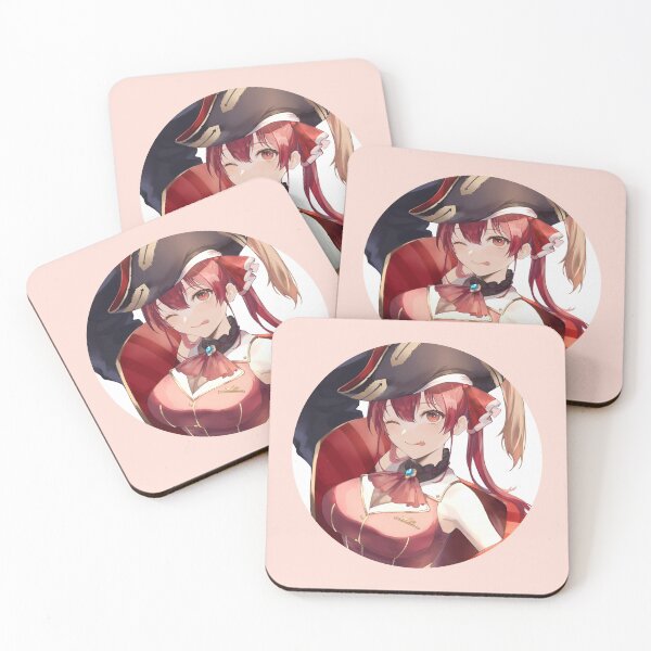Item preview, Houshou Marine Vtuber Hololive Virtual Youtuber Circle Shape designed and sold by creativille.