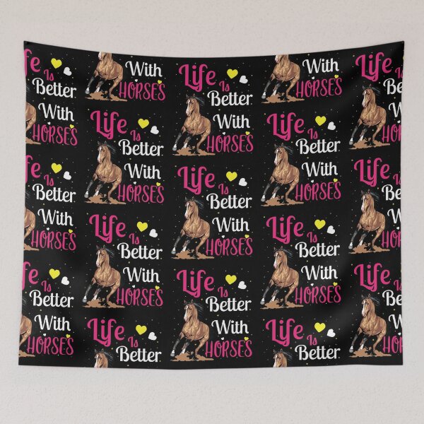 Item preview, Life Is Better With Horses Riding Horseback Riding Horse designed and sold by Kevins16.