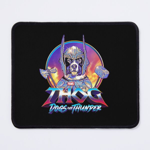 Item preview, THOG - Dogs and Thunder - Funny Swiss Mountain Dog Superhero designed and sold by BrainlabStudios.